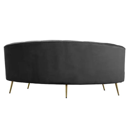 Hanna Three Seat Velvet Sofa