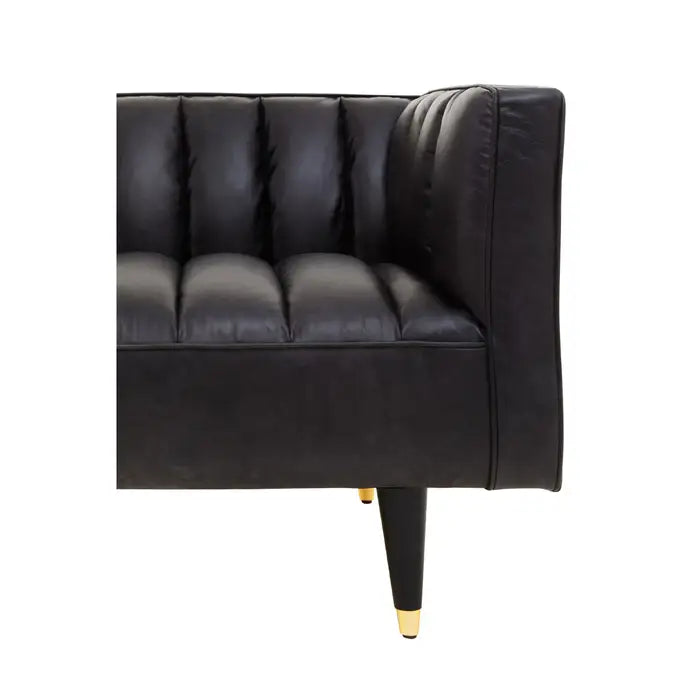 King Three Seater Sofa With Flared Arms