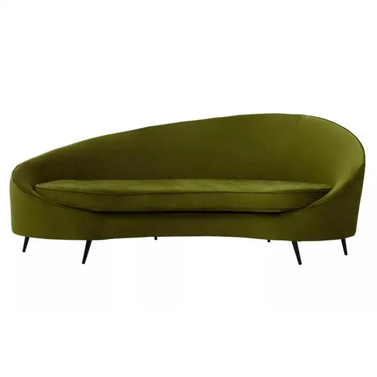 Haskins Three Seat Velvet Sofa