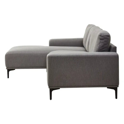 Foulon 3 Seat Fabric Right Chaise Sofa