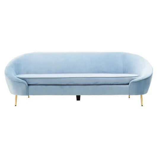 Yasmeen 3 Seat Velvet Sofa