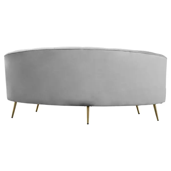 Hanna Three Seat Velvet Sofa