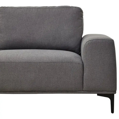 Foulon 3 Seat Fabric Right Chaise Sofa