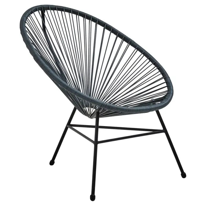 Miami Grey Rattan 3 Piece Patio Set