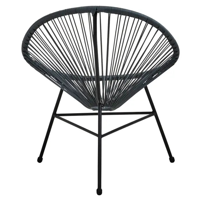 Miami Grey Rattan 3 Piece Patio Set