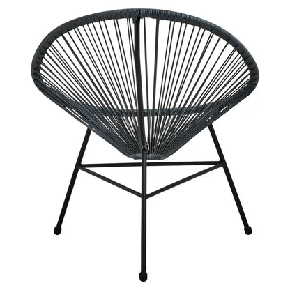 Miami Grey Rattan 3 Piece Patio Set