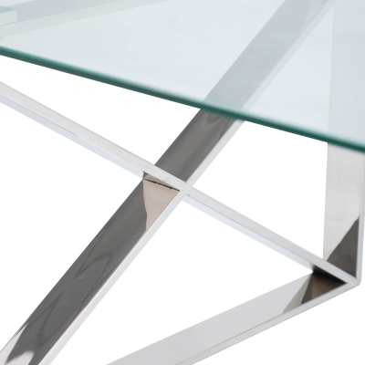 Zeni Stainless Steel Coffee Table