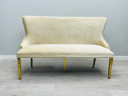 Gold Frame Sadie Bench