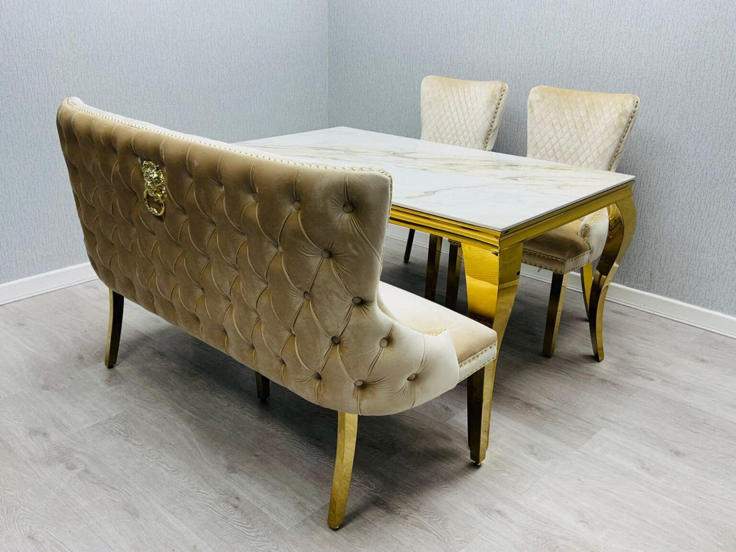 Gold Frame Sadie Bench