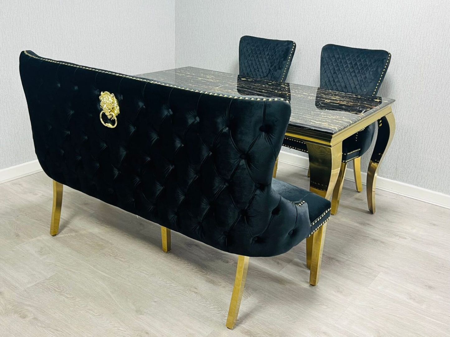 Gold Frame Sadie Bench