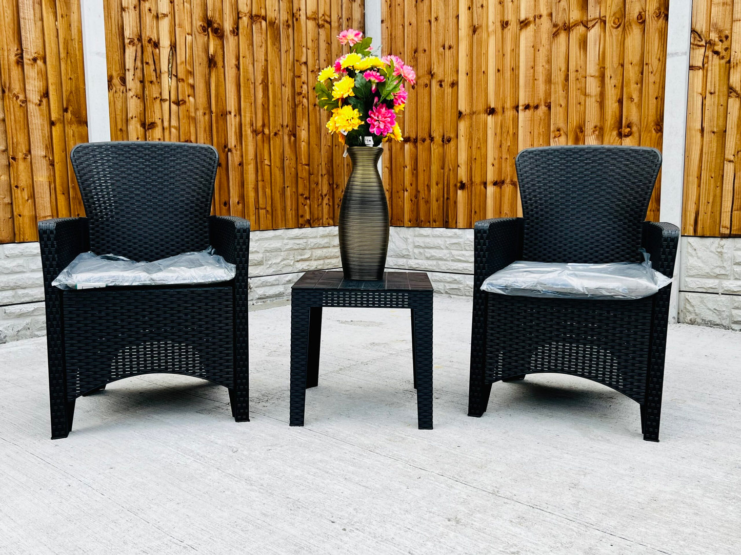 3 Pcs Garden Furniture Set