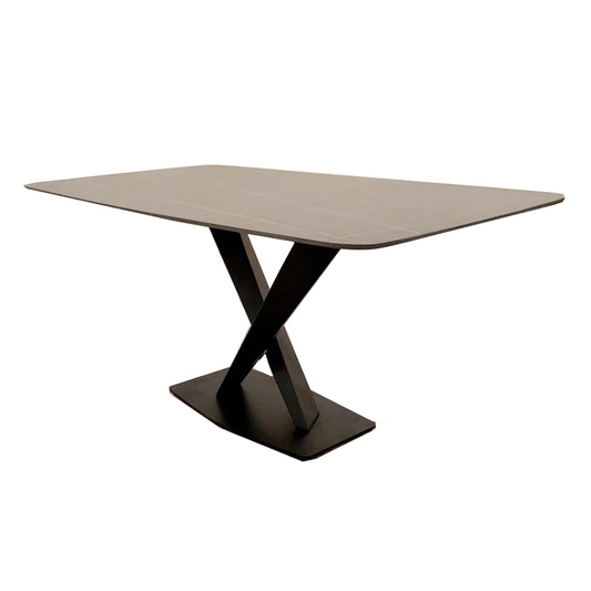 Aplex 1.6 Black Dining Table with Black Sintered Stone