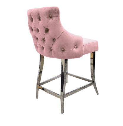 Capri Button Backed Bar Stool