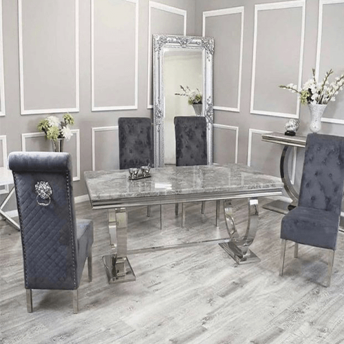 Grande Dining Table Set | Emma Chairs – CosyHomesLtd