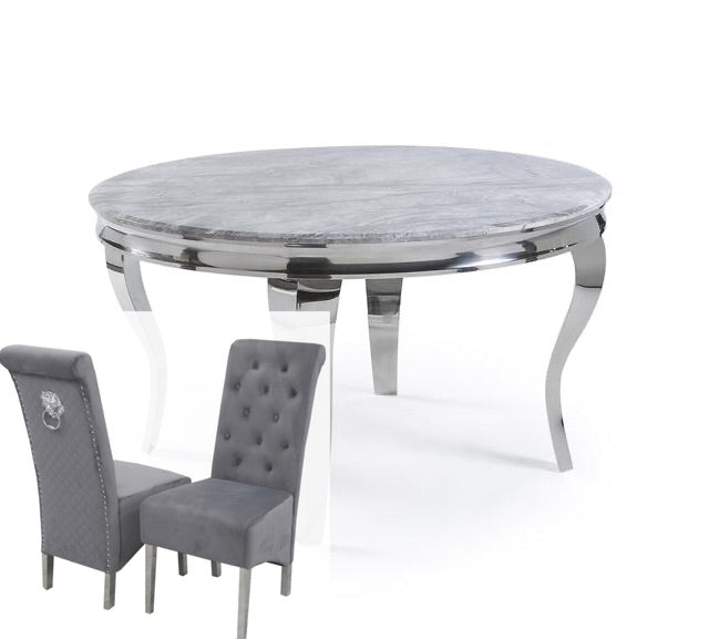 Round Luna Dining Set | Emma Chairs